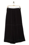 Adrianna Papell Crinkle Top Stitch Pants