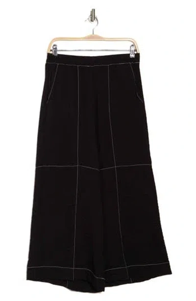 Adrianna Papell Crinkle Top Stitch Pants
