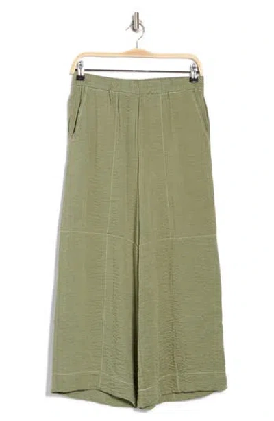 Adrianna Papell Crinkle Top Stitch Pants