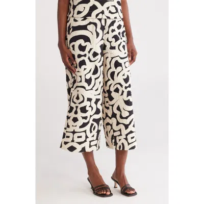 Adrianna Papell Crinkle Wide Leg Pants