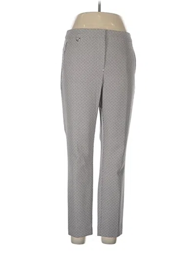 Pre-owned Adrianna Papell Dress Pants In Gray