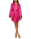 Shop Adrianna Papell Faux Wrap Mini Dress
