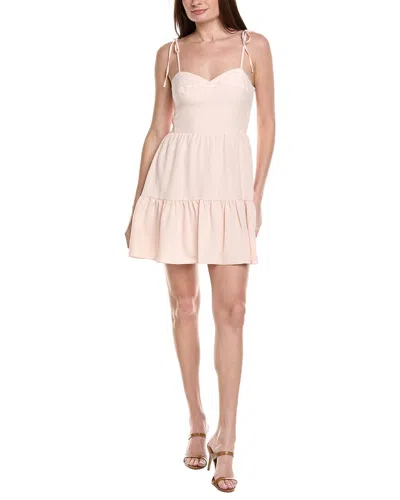 Adrianna Papell Flounce Mini Dress In Multi