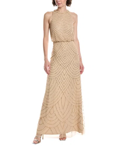 Adrianna Papell Gown In Brown