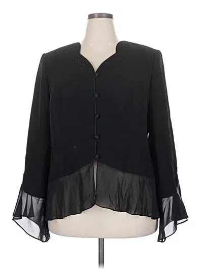 Pre-owned Adrianna Papell Jacket In Black