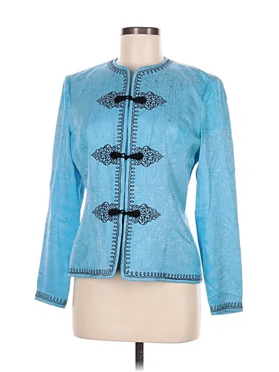 Pre-owned Adrianna Papell Jacket In Blue