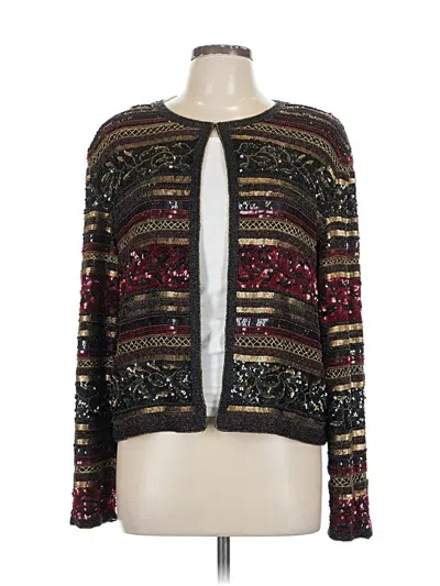 Pre-owned Adrianna Papell Jacket In Gold