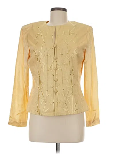Pre-owned Adrianna Papell Jacket In Gold