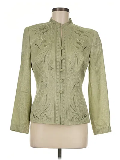 Pre-owned Adrianna Papell Jacket In Green