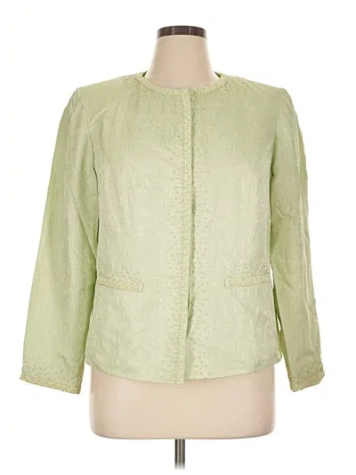 Pre-owned Adrianna Papell Jacket In Green
