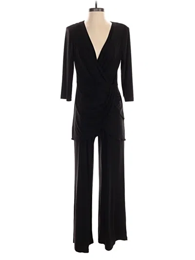 Pre-owned Adrianna Papell Jumpsuit In Black