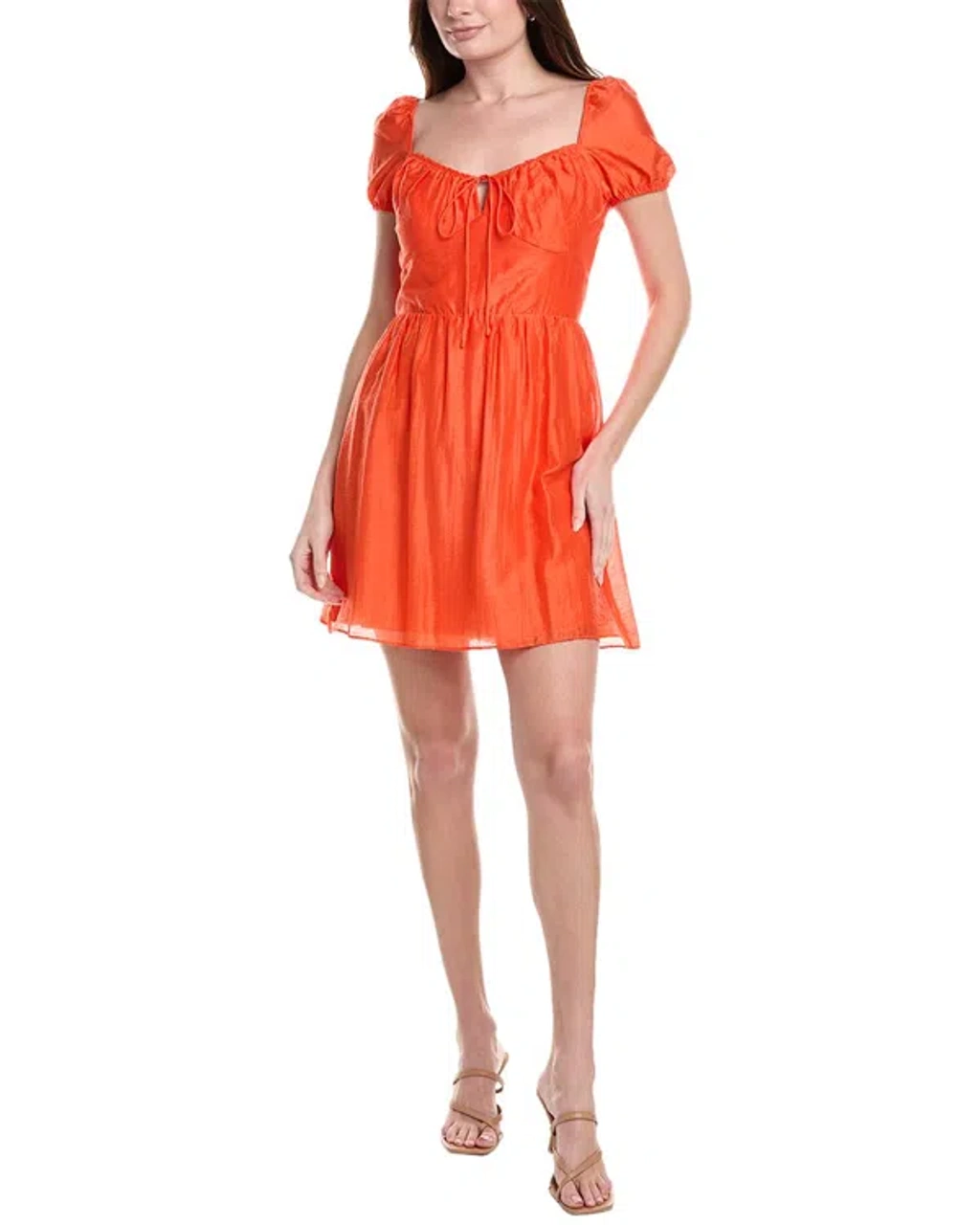 strapless open back dress Adrianna Papell