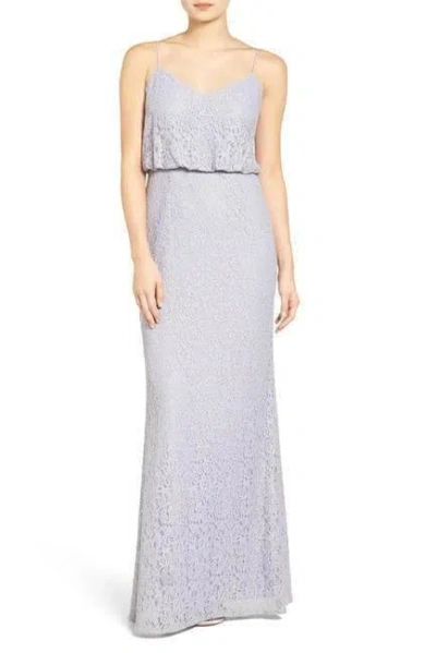 Adrianna Papell Long Formal Lace Dress Ap1e201290 In Gray