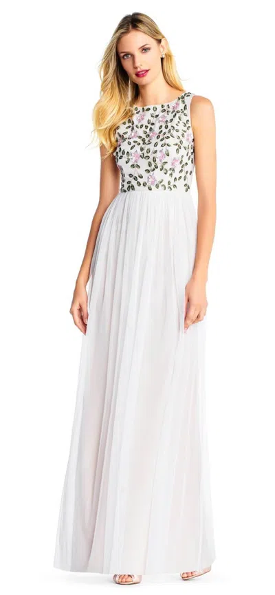 Adrianna Papell Long Formal Prom Dress Ap1e203409 In White