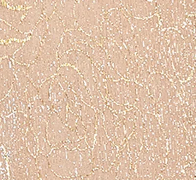 Adrianna Papell Metallic Mesh Draped Gown In Rose Gold