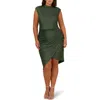 ADRIANNA PAPELL ADRIANNA PAPELL METALLIC SLEEVELESS KNIT COCKTAIL DRESS