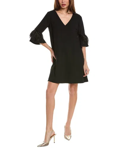 Adrianna Papell Midi Dress In Black