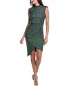 Adrianna Papell Midi Dress In Green
