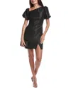 Adrianna Papell Mini Dress In Black