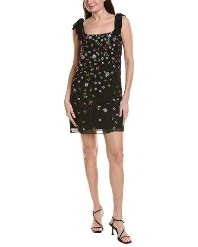 Adrianna Papell Mini Dress In Black