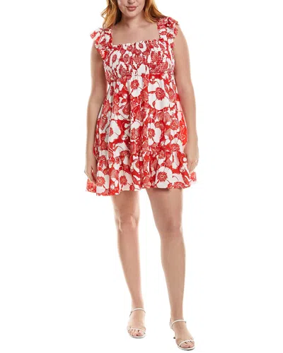 Adrianna Papell Mini Dress In Red