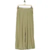 Adrianna Papell Ottoman Rib Wide Leg Crop Pants