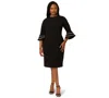 Adrianna Papell Plus Size 3/4-sleeve Sheath Dress In Multi