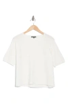 Adrianna Papell Pointelle Sweater In Ivory