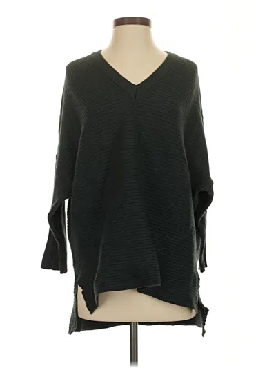 Pre-owned Adrianna Papell Pullover Sweater In Black