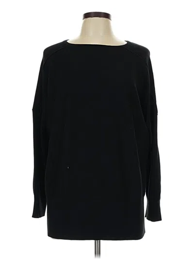 Pre-owned Adrianna Papell Pullover Sweater In Black