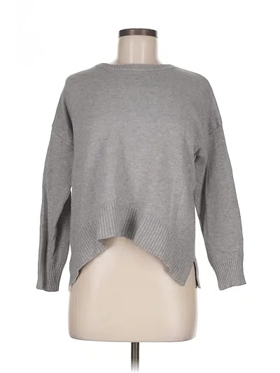 Pre-owned Adrianna Papell Pullover Sweater In Gray
