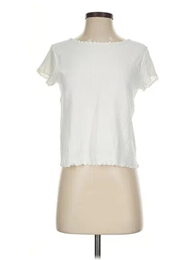 Pre-owned Adrianna Papell Pullover Sweater In White