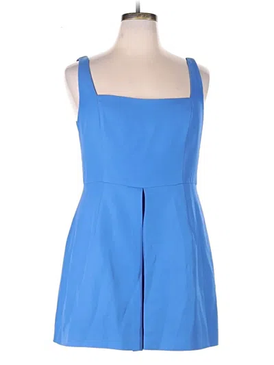Pre-owned Adrianna Papell Romper In Blue