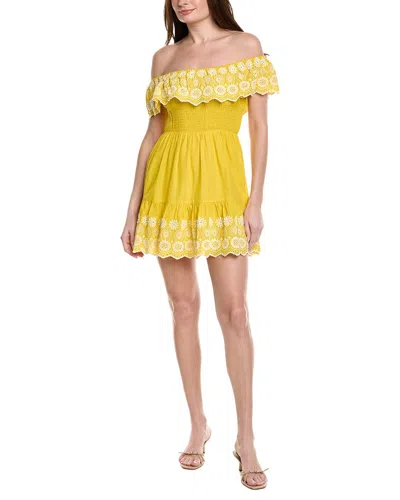 Adrianna Papell Ruffle Mini Dress In Multi