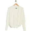Adrianna Papell Short Cocoon Cardigan In Ivory