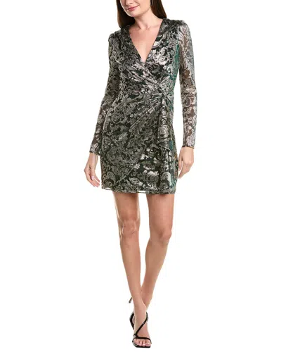 ADRIANNA PAPELL SHORT WRAP DRESS