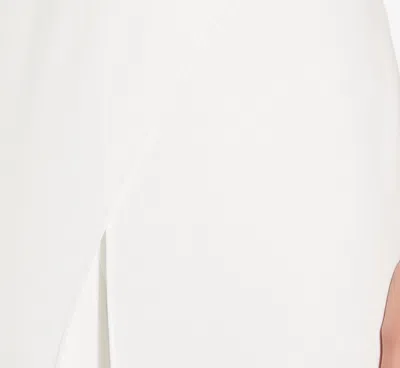 Adrianna Papell Sleeveless Asymmetrical Jumpsuit In Ivory In White