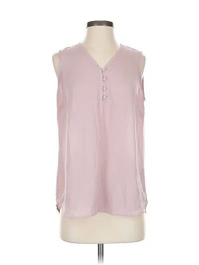 Pre-owned Adrianna Papell Sleeveless Blouse In Pink