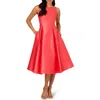 Adrianna Papell Sleeveless Mikado Fit & Flare Midi Dress
