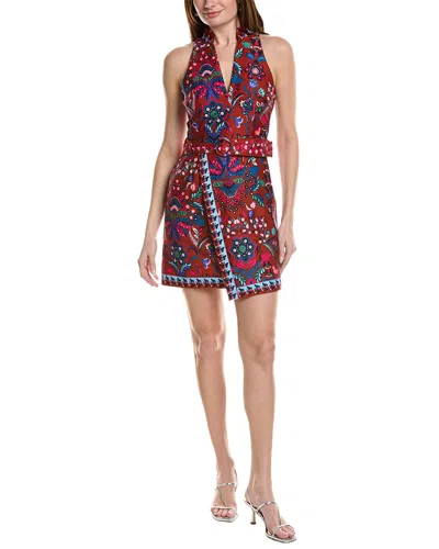 Adrianna Papell Sleeveless Mini Dress In Multi