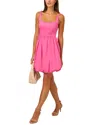 ADRIANNA PAPELL ADRIANNA PAPELL SOFT SKIRT MINI DRESS