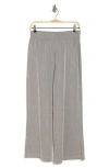ADRIANNA PAPELL ADRIANNA PAPELL STRIPE WIDE LEG PULL-ON PANTS