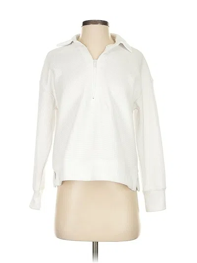 Pre-owned Adrianna Papell Sweatshirt In White