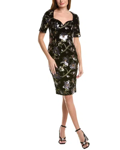 ADRIANNA PAPELL SWEETHEART SHEATH DRESS