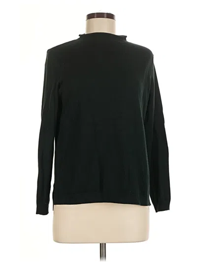 Pre-owned Adrianna Papell Turtleneck Sweater In Black