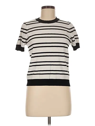Pre-owned Adrianna Papell Turtleneck Sweater In Ivory