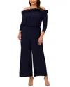 Adrianna Papell Ruffle Blouson Long Sleeve Jumpsuit