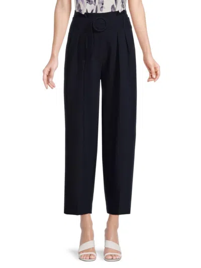 Adrianna Papell Women's Belted Pants In Blue Moon