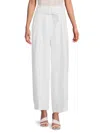 Adrianna Papell Women's Belted Pants In White