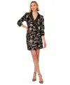 ADRIANNA PAPELL WOMEN'S SEQUIN EMBELLISHED BLAZER SHEATH DRESS